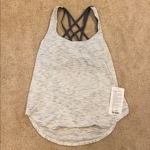 NWT Lululemon Free To Be Serene 2 in 1 tank size 8
